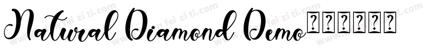 Natural Diamond Demo字体转换